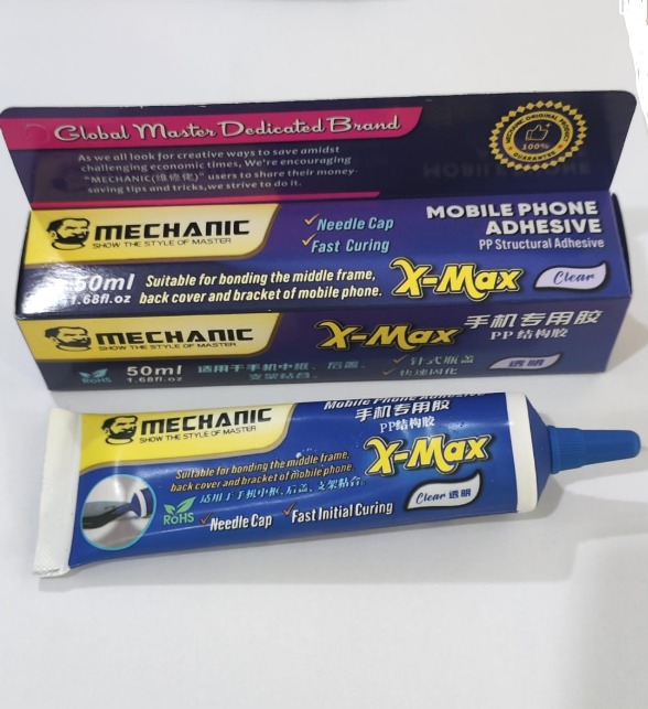 LEM JELLY MECHANIC X-MAX [50ML] TRANPARAN SUPER LENGKET ORIGINAL